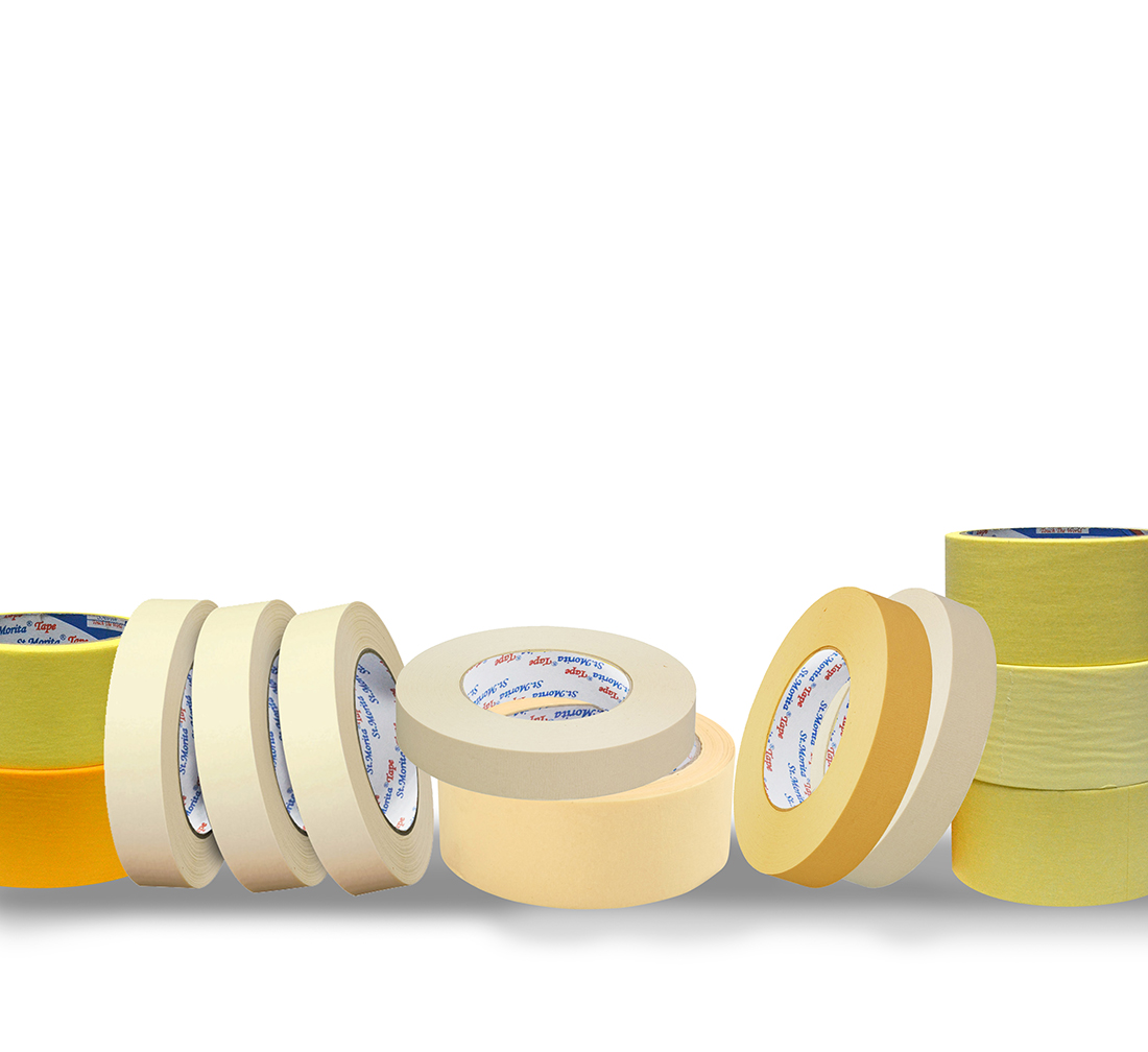 High Temperature Masking Tape Crepe Paper - Rubber